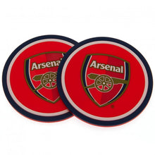 Load image into Gallery viewer, Arsenal Football Club Non-Slip Silicone Coasters 10cm – Official Licensed Product
