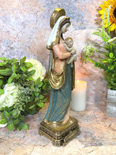 Load image into Gallery viewer, Religious Resin Statue of Virgin Mary with Infant Jesus - Mother&#39;s Love - 30 x 9.5 cm - Spiritual Decor, Symbol of Faith-OsirisTradingUK
