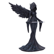 Load image into Gallery viewer, Femme Fatale Warrior Angel Statue Gothic Dark Feminine Hooded Winged Ornament Fantasy Decor
