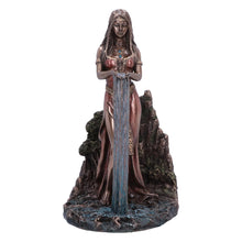 Load image into Gallery viewer, Celtic Earth Mother Danu Bronze Figurine 22cm - Irish Mythology Decor Statue
