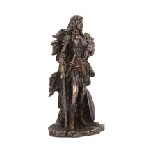 Load image into Gallery viewer, Sif Norse Goddess Bronze Figurine Mythological Viking Earth Mother Statue Decor
