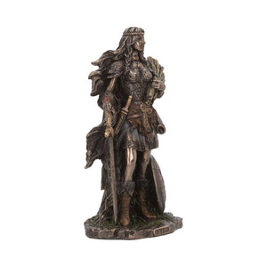 Sif Norse Goddess Bronze Figurine Mythological Viking Earth Mother Statue Decor