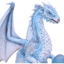 Load image into Gallery viewer, Fantasy Ice Dragon Glowing Egg LED Light Figurine Gothic Mythical Creature Statue
