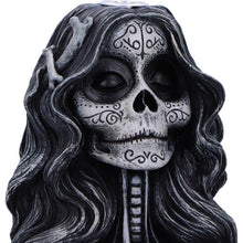 Load image into Gallery viewer, Gothic Skull Backflow Incense Burner Day of the Dead Cone Holder Halloween
