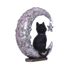 Laden Sie das Bild in den Galerie-Viewer, Celestial Moon and Cat Statue Enchanted Lunar Feline Ornament Witchy Decor
