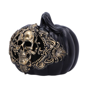 Gothic Pumpkin Ornament Halloween Horror Figurine Fantasy Statue Home Decor