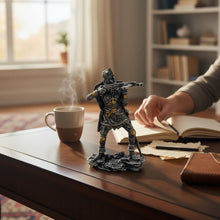 Load image into Gallery viewer, Gothic Medieval Crossbowman Figurine Knight with Crossbow Warrior Statue Historical Soldier Collectible Gift 20cm
