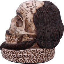 Charger l&#39;image dans la galerie, Shakespeare Skull Ornament Gothic Home Decor Figurine Unique Collectable Statue Gift
