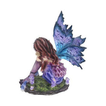 Load image into Gallery viewer, Blue Fairy Figurine - Gothic Ornament by Nemesis Now 10cm - Resin Collectible
