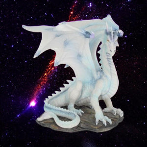 Ice Dragon Figurine by Nemesis Now – Gothic Fantasy Resin Statue 20.5cm