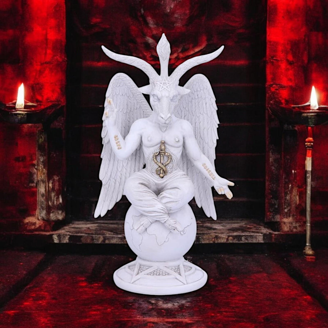 Dark Lord Baphomet Figurine Goat of Mendes Occult Ornament Gothic Statue