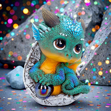 Load image into Gallery viewer, Fantasy Mini Dragon Statue Ornament Cute Mythical Creature Display Figurine Art
