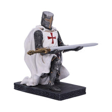 Load image into Gallery viewer, Medieval Knight Pen Holder | Templar Crusader Design | Unique Office Desk Accessory | Gothic Gift Idea
