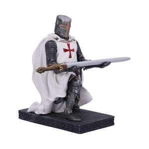 Medieval Knight Pen Holder | Templar Crusader Design | Unique Office Desk Accessory | Gothic Gift Idea