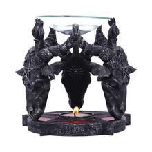 Laden Sie das Bild in den Galerie-Viewer, Witchcraft Ritual Oil Burner - Baphomet Gothic Altar Decor Occult Ornament
