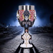 Load image into Gallery viewer, Ghost Papa Emeritus IV Goblet Occult Band Inspired Chalice Gothic Decor Heavy Metal Drinkware
