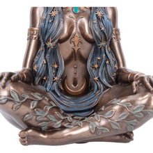 Load image into Gallery viewer, Celestial Goddess Statue Figurine Ornament Sculpture Moon Stars Pagan Wiccan
