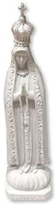 Blessed Virgin Mary Our Lady of Fatima White Statue Ornament Figurine Religious Sculpture for Home or Chapel