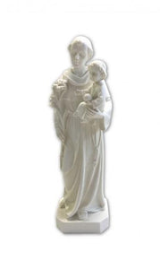 St Anthony with Baby Jesus Statue Religious Ornament Sculpture Catholic Figure