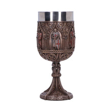 Load image into Gallery viewer, Templar Knight Goblet Medieval Chalice Historical Chivalric History Drinkware Decor
