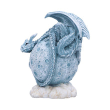 Load image into Gallery viewer, Lunar Moon Planet Fantasy Dragon Statue Gothic Celestial Figurine Mystical Art
