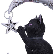 Laden Sie das Bild in den Galerie-Viewer, Celestial Moon and Cat Statue Enchanted Lunar Feline Ornament Witchy Decor
