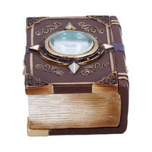 Load image into Gallery viewer, Spell Book Trinket Box Gothic Wiccan Witchcraft Jewellery Keepsake Ornament
