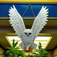 Load image into Gallery viewer, Majestic Hanging Owl Figurine with Letter Wildlife Bird Ornament Sculpture Decor
