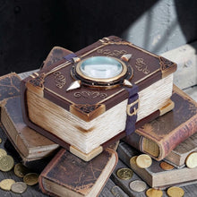 Load image into Gallery viewer, Spell Book Trinket Box Gothic Wiccan Witchcraft Jewellery Keepsake Ornament
