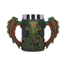 Load image into Gallery viewer, Cthulhu Gothic Fantasy Drinking Tankard Halloween Mythical Horror Art Decor Gift
