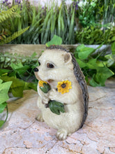 Load image into Gallery viewer, Whimsical Hedgehog Garden Ornament Handmade Resin Figurine Home Decor-OsirisTradingUK
