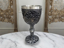 Load image into Gallery viewer, Tree of Life Pagan Wicca Goblet - Handcrafted Resin Chalice with Stainless Steel Insert - Spiritual Decor-OsirisTradingUK
