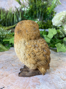 Adorable Baby Owl Resin Garden Ornament Lawn Decoration Patio Decor-OsirisTradingUK