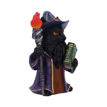 Load image into Gallery viewer, Magical Sorcerer Cat Figurine Wizard Ornament Wiccan Gothic Gift Witchcraft Decor
