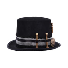 Charger l&#39;image dans la galerie, Voodoo Priest Skull and Bone Top Hat Gothic Fantasy Prop Halloween Costume Accessory
