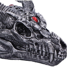 Load image into Gallery viewer, Nemesis Now Dragon Skull Tribal Flame Figurine - Gothic Decor 21.5cm
