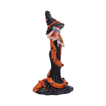 Laden Sie das Bild in den Galerie-Viewer, Enchanting Cinnamon Witch Figurine 23.5cm – Orange Hair, Sugar &amp; Spice Design, Perfect Gift for Witchy Collections
