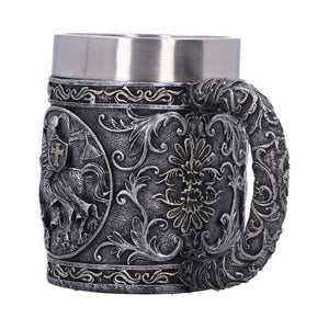 Medieval Knight Tankard Gothic Crusader Mug Templar Warrior Chalice Drinkware