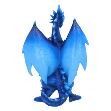 Load image into Gallery viewer, Nemesis Now Blue Dragon with Orb - Resin Fantasy Figurine Collectible 19cm
