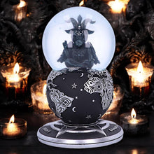 Load image into Gallery viewer, Gothic Baphomet Snow Globe Occult Home Decor Witchcraft Collectible Fantasy Art Decor
