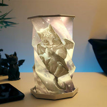 Load image into Gallery viewer, Wiccan Malpuss Cult Cuties Foldable USB LED Lamp Rechargeable Night Light Art
