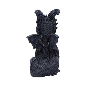 Gothic Lucifly Dragon Figurine Occult Mythical Creature Ornament Home Decor