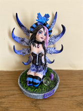 Load image into Gallery viewer, Enigmatic Scorpio Zodiac Fairy Figurine, Resin Mystical Astrology Collectible, Handcrafted Fantasy Decor, 9.5cm-OsirisTradingUK
