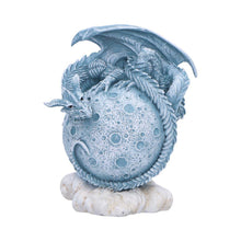 Load image into Gallery viewer, Lunar Moon Planet Fantasy Dragon Statue Gothic Celestial Figurine Mystical Art
