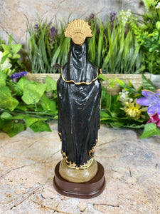 Saint Rita of Cascia Resin Statue, Patron Saint of Impossible Causes, Handcrafted Religious Figurine, Spiritual Decor, Christian Art