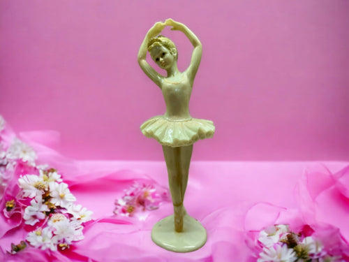 Elegant Ceramic Ballerina Figurine - Classic Dance Pose Statue, 21 cm - Perfect for Home Decor and Collectors-OsirisTradingUK