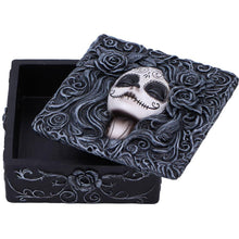 Load image into Gallery viewer, Gothic Day of the Dead Trinket Box Sugar Skull Storage Box  Flor de Muerte Altar
