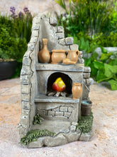 Load image into Gallery viewer, Spanish Outdoor Kitchen Figurine | LED Lit Décor | Rustic Mediterranean Scene | Homely Miniature | 13x7cm-OsirisTradingUK
