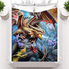 Load image into Gallery viewer, Gothic Anne Stokes Dragon Clan Blanket Large Fantasy Art Throw for Home Decor
