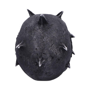 Gothic Spiked Demon Skull Figurine Fanged Horror Decor Halloween Scary  Statue
